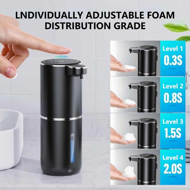 New Soap Dispenser BLack Automatic Soap Dispenser Foam and Liquid Mode for Bathroom Kitchen,Foam Soap Dispenser