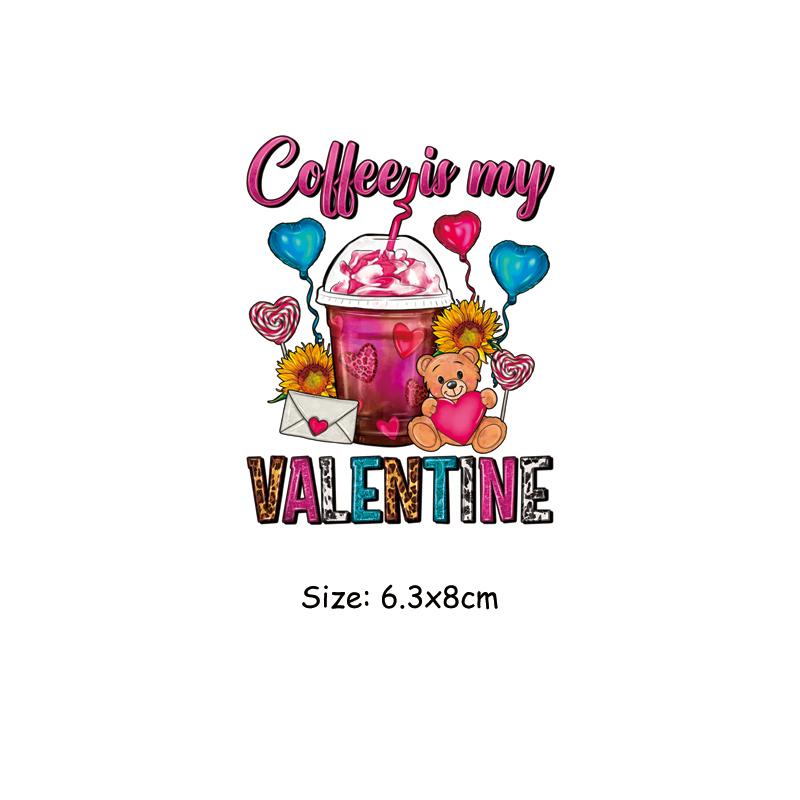 Нашивки для одежды для влюбленных, наклейки для одежды с Днем Святого Валентина, Parches Ropa, теплопередача, для мужчин и женщин, DIY, гладильная нашивка, новинка