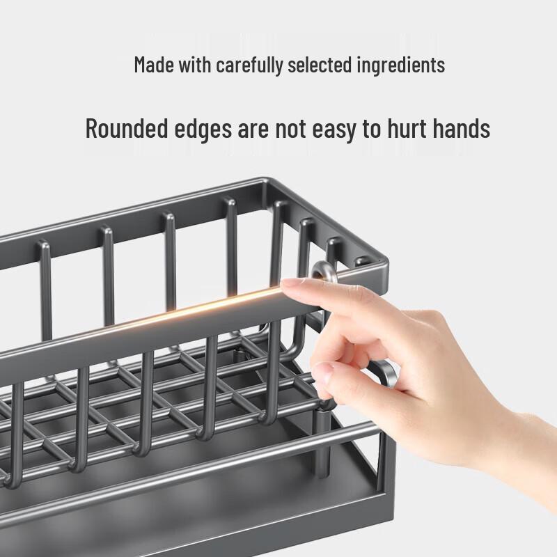 Carbon Steel Kitchen Storage & Drain Organizer Racks