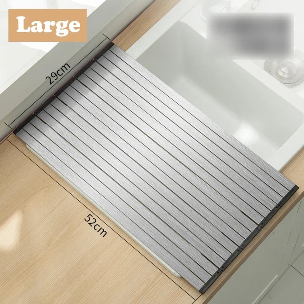Multifunctional 304 Stainless Draining Basket Sink Chopping Board Folding Cutting Board Sink Washbasin Chopping Board Drain Rack