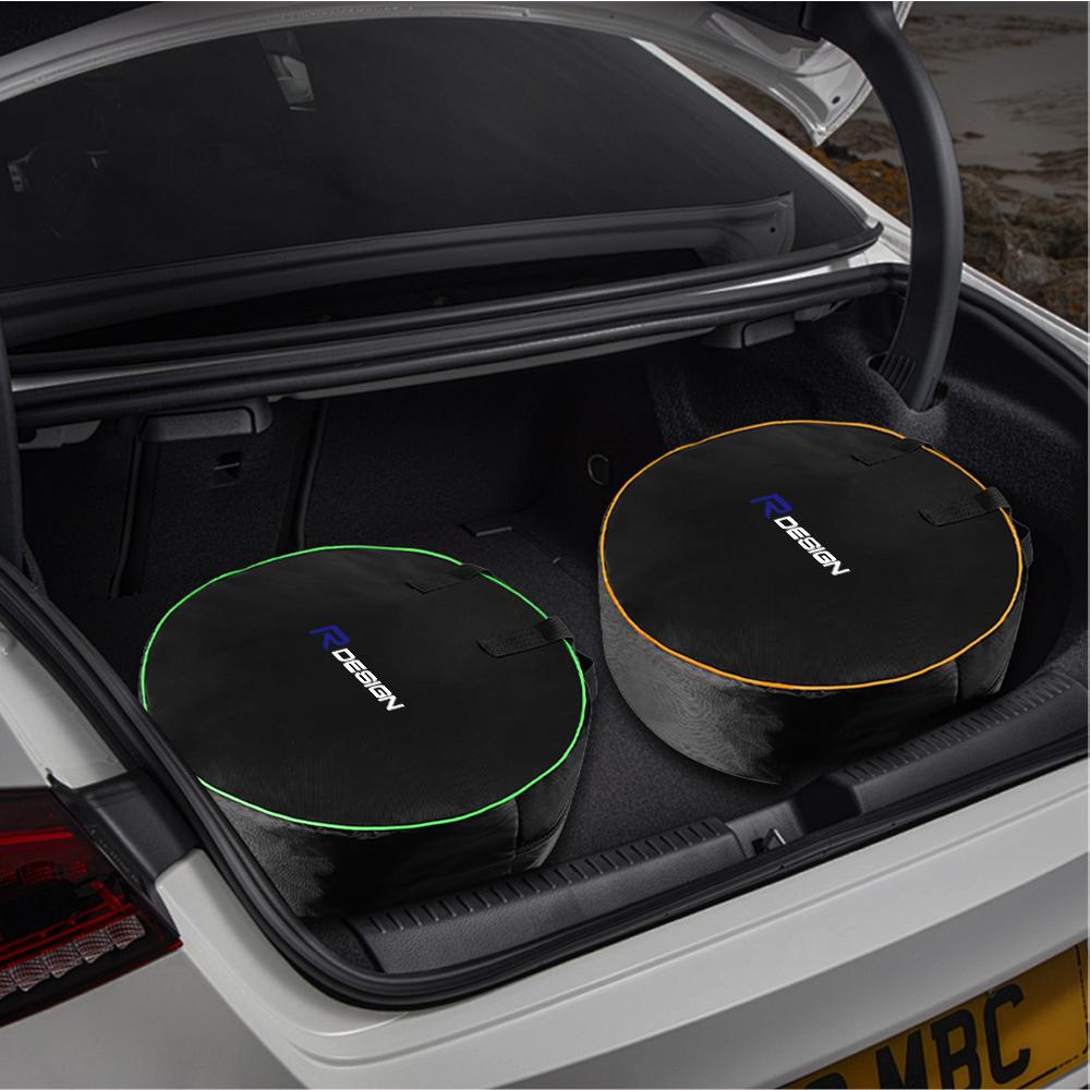 EV Car Charging Cable Storage Box Charger Cables Carry Bag Trunk Organizer For Volvo Rdesign T6 AWD V90 XC30 XC40 XC60 XC70 XC90