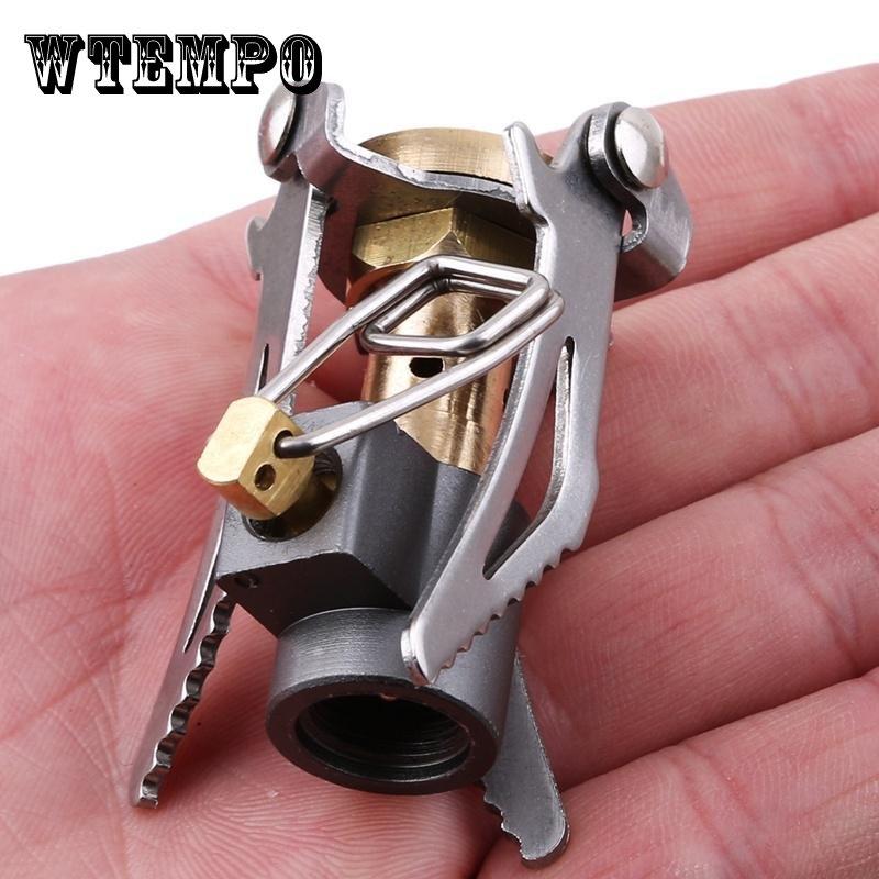 Кемпинговая плита, портативная мини-газовая плита, уличная посуда, плита для барбекю, пешего туризма, альпинизма