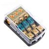 Universal 30A/60A/80A/100A/150A 1 In 3 Out Car Auto Audio Fuse Holder Fuseholder Safety Fuse Box Waterproof