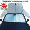 Индивидуальный солнцезащитный козырек для боковых стекол Tesla Model 3 Y S X 2025, защита от УФ-лучей, шторка, для кемпинга, походов, отдыха