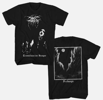 Новый альбом Darkthrone Transilvanian Hunger Футболка группы блэк-метал