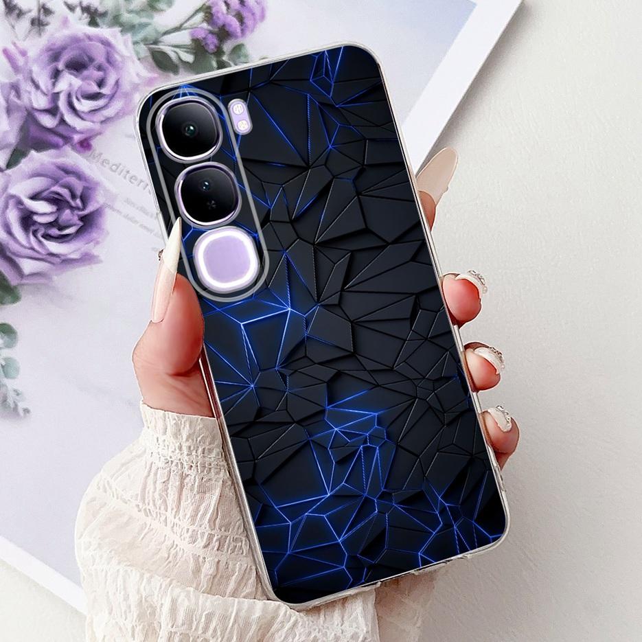 For Vivo Y200 5G Case Vivo V40 Lite Beautiful Butterfly Painted Cover Soft Slim Phone Case For Vivo Y300 Y 200 V40Lite 5G Bumper