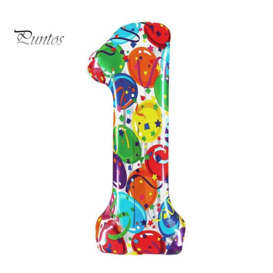 40-дюймовый воздушный шар с номером из алюминиевой фольги, красочный 2024 Новый год, большой размер, воздушный шар, украшение для праздника, товары для вечеринок