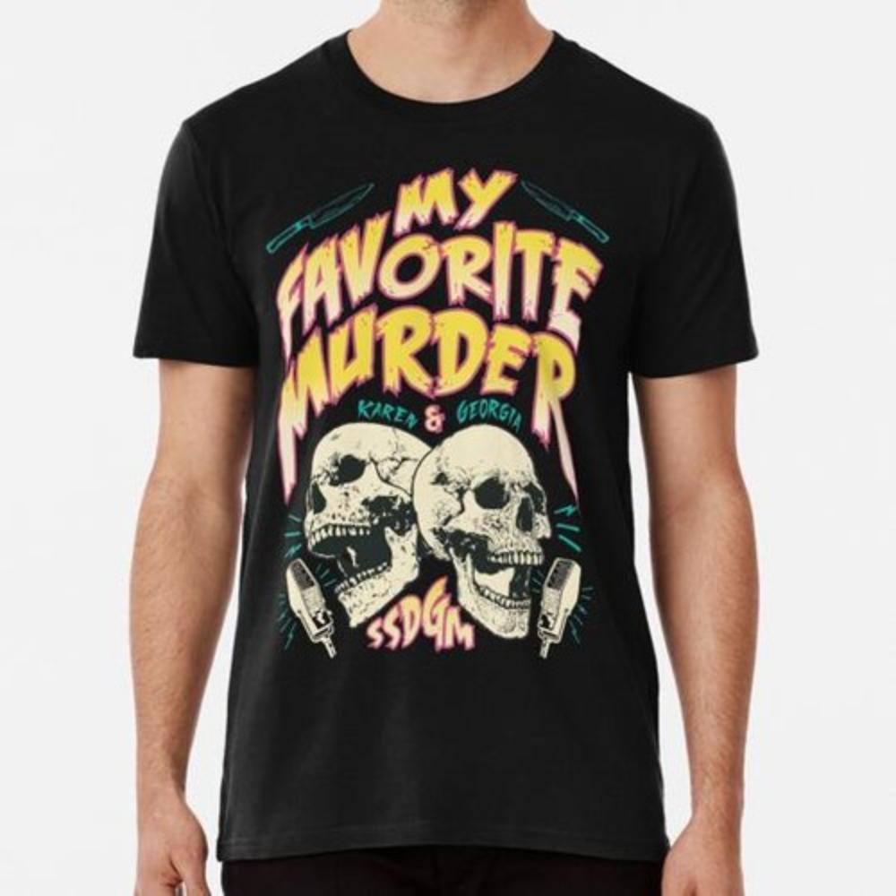 My Favorite Murder Case Tour Mens Casual Loose TShirt Pure Cotton Harajuku Unisex Streetwear Top oversized t shirt