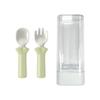 Blue Mama Modoyam Spoon + Fork + Case Set, Green Bean, 1 Set
