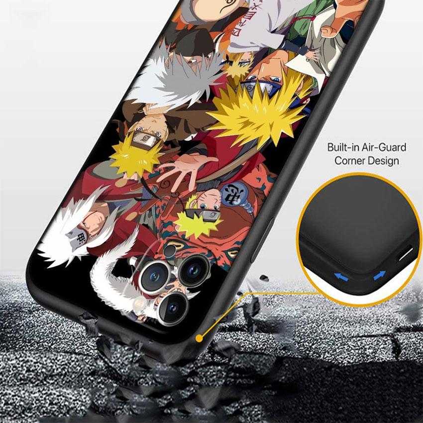 LO9 Anime Naruto Soft Shell Phone Case for OPPO A3 Pro A72 A74 A76 A77 A77S A78 A79 A94 A95 A18 A40M A58