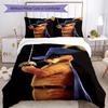 3pcs Puss In Boots Bedding Set Duvet Cover Closure Includes 1 Duvet Cover & 2 Pillowcases, Soft and Comfortable for All Seasons.