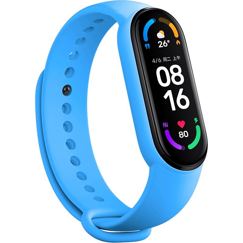 Ремешок для Xiaomi Mi Band 6 7 браслета Спортивный силиконовый ремешок для часов Miband band6 band4 correa Для Xiaomi mi band 3 4 5 7 ремешки