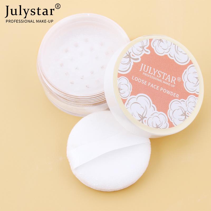 Июлястар консилер рассыпчатая пудра светлая телесная восстанавливающая матовая пудра водостойкая, устойчивая к поту, не допускающая снятия макияжа пудра для макияжа