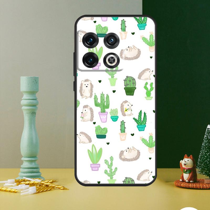 Hedgehog and Balloon Case For OnePlus Nord CE 4 2 3 Lite N20 N30 9 10 Pro 8T 9RT 10T 10R 12R 13R 11 12 13 Cover