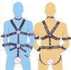 Sexy Mens Gay PU Leather Full Body Chest Harness Bondage Open Penis Ring  Night Clubwear Sex Tools for Gay Male 18+