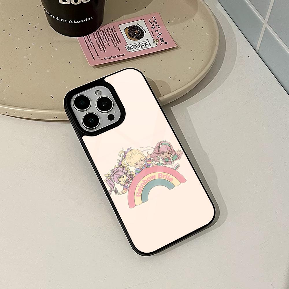 Cartoon R-Rainbow Brite Phone Case for Iphone 17 16 15 14 Air 13 12 11 Pro Max Mini Plus Fundas Shell PC+TPU Cover