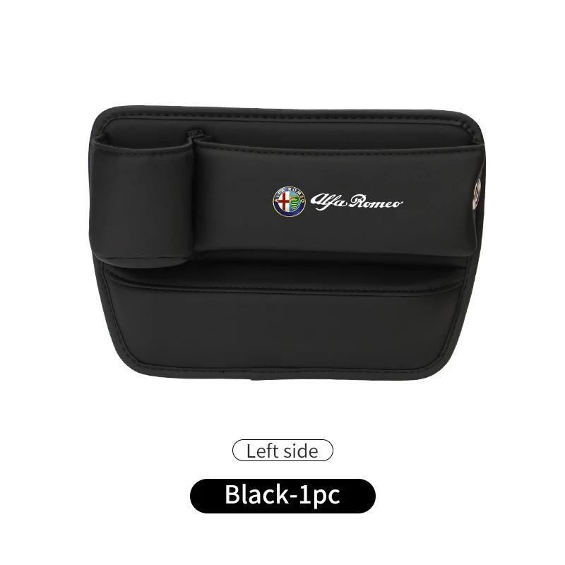 Car Stickers For Alfa Romeo Universal Car Seat Gap Filler Storage Box With Cup Holder For Alfa Romeo Giulia 147 Mito 156 159 166