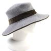 Отличная шляпа HERMES с принтом логотипа, велюровая шляпа на подкладке, серая, цвета хаки, шерстяная, женская, 57, б/у