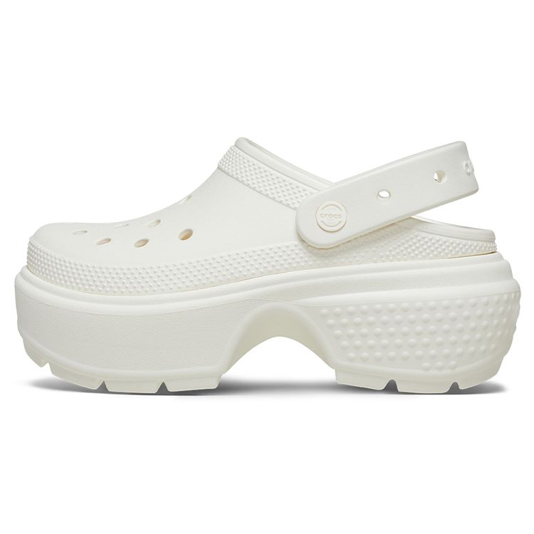 Crocs Stomp Clog Chalk Unisex Sneakers Cream 209347-0WV