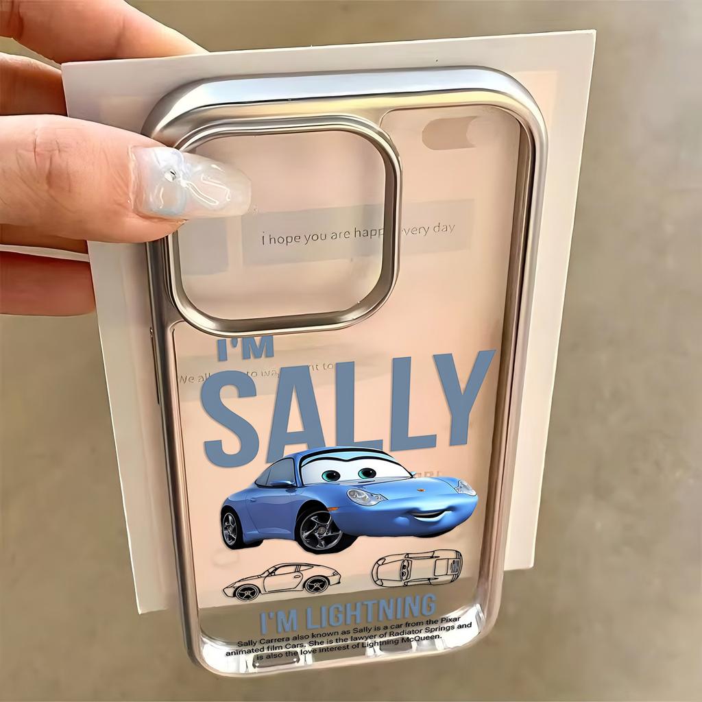 Чехол для телефона Cars L-Lightning M-McQueen для iPhone 17 16e 16 15 14 13 12 11 Pro Max X XR Air Plus Роскошный Прозрачный Мягкий Задний Чехол
