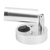 12‑24V 3W LED Reading Light Bedroom Bedside Lamp Chrome Aluminum Alloy for Boat RV SUV Trailer Silver Neutral White
