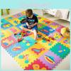 Digital Fruit Animal Solid Color Foam Baby Play Mat Cartoon Puzzle Piece Toddler
