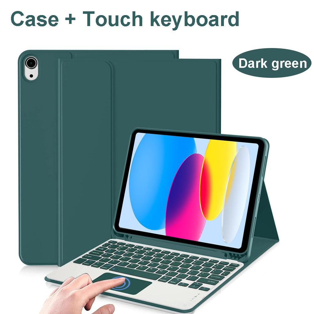 Case for iPad A16 11 Inch A3355 A3356 A3354,Bluetooth Keyboard cover for iPad 10th 10.9 Inch A2696 A2757 A2777 A3162