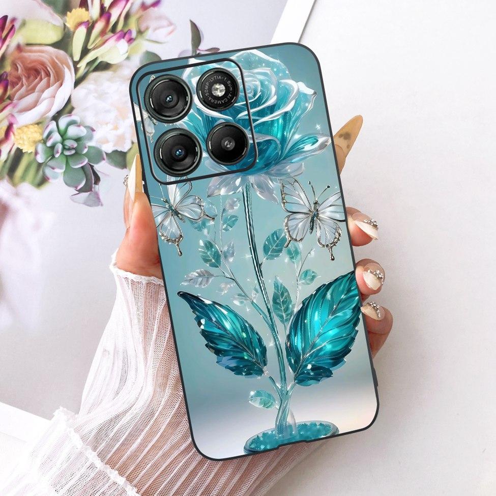 For Moto G57 Power 5G Case Cover Fashion Butterfly Cute Cool Painted Soft Phone Casing For Motorola Moto G57 Power 5G Bumper