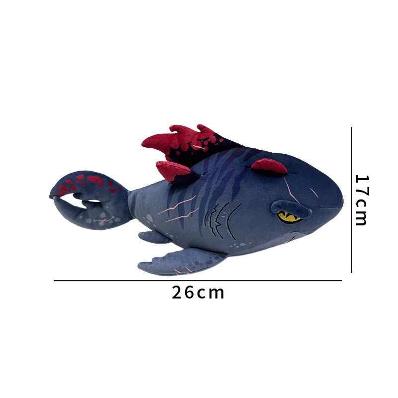 Shadowmaw Megalodon Soft Plush Toy With Vacuum Pack For Kids And Gamers