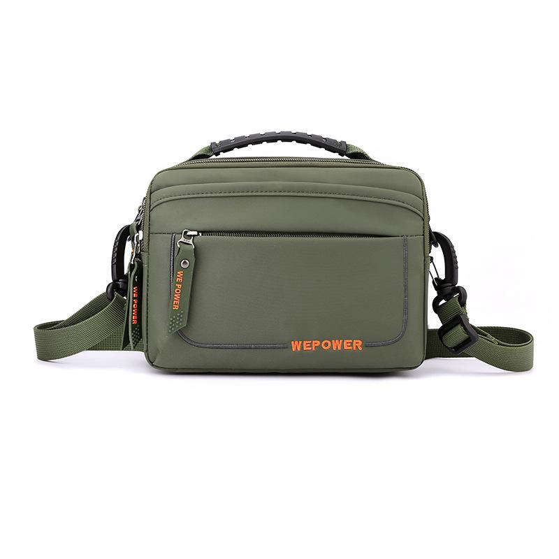 Casual Men's Messenger Bag Anti-splashing Outdoor Shoulder Bag Multi-functional Travel Fanny Pack Hanging Bag