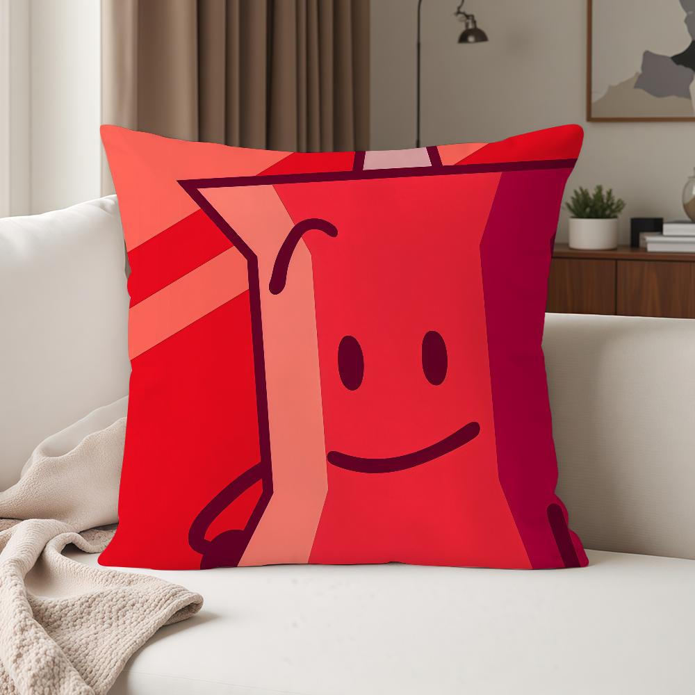 Hot Cartoon BFDI Battle For DDream Island Pillow Case Suitable For Bedrooms Living Rooms Cars Home Decoration