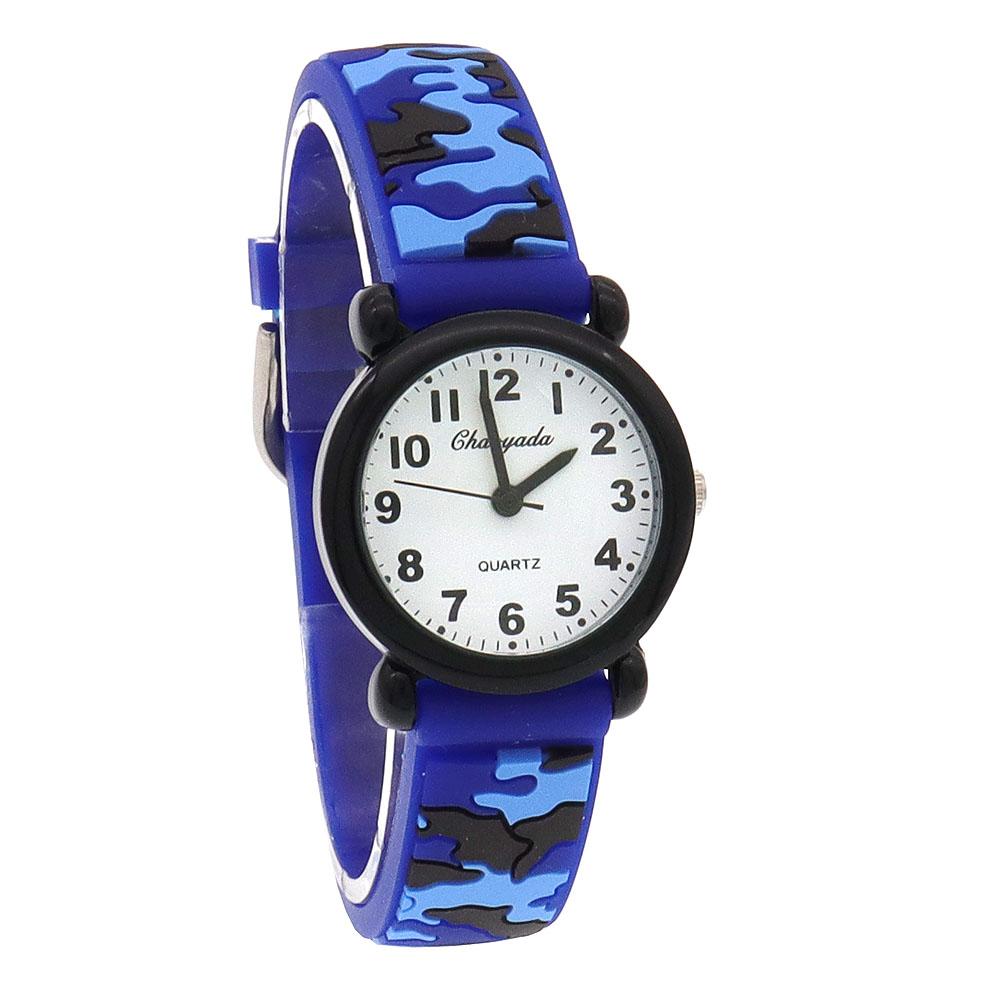 High Quality Camo Strap Children's Watch Cartoon Quartz Watches Student Boy Girl Sports Army Fan Cool Wristwatch Dropshipping