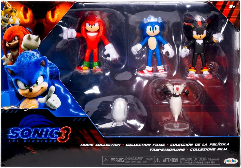 Sonic the Movie Sonic X Shadow TOKYO MISSION Pacific Inch Mini Figure Movie Collection 4 Pack Knuckles Shadow Buzz Bomber Movie 3 Game Tokyo Mission