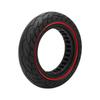 10x2.5 Inch Electric Scooter Solid Tire Honeycomb Rubber Scooter Tubeless Tire for Xiaomi M365 Red