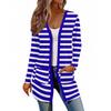 Women's Long Sleeve Cardigan Casual Jacket With Pockets Top