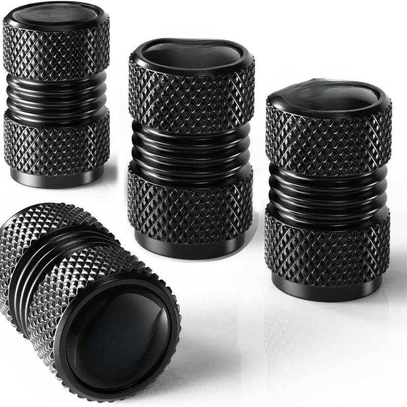 4Pcs Car Tire Valve Stem Caps Dustproof Wheel Air Valve Cover Decorative Auto Accessories 4Pcs