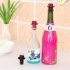 1pc Cute Silicone Wine Stopper  Reusable Container Cap Pourer, Food-Grade Seal for Freshness