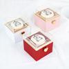 Дисплей для колец Медведь Коробка для колец с откидной крышкой Упаковочная коробка для подарка на День святого Валентина или День рождения для любимого человека