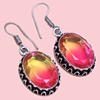 Tourmaline Set Gemstone Gift Wedding Party Bi-Color Pendant,Earring,Ring