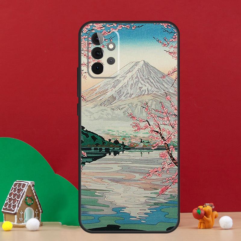 Японский стиль Укиё-э Чехол для Samsung Galaxy A36 A56 A06 A13 A53 A32 A12 A22 A52 A35 A17 A16 A55 A15 A54 A34 A14