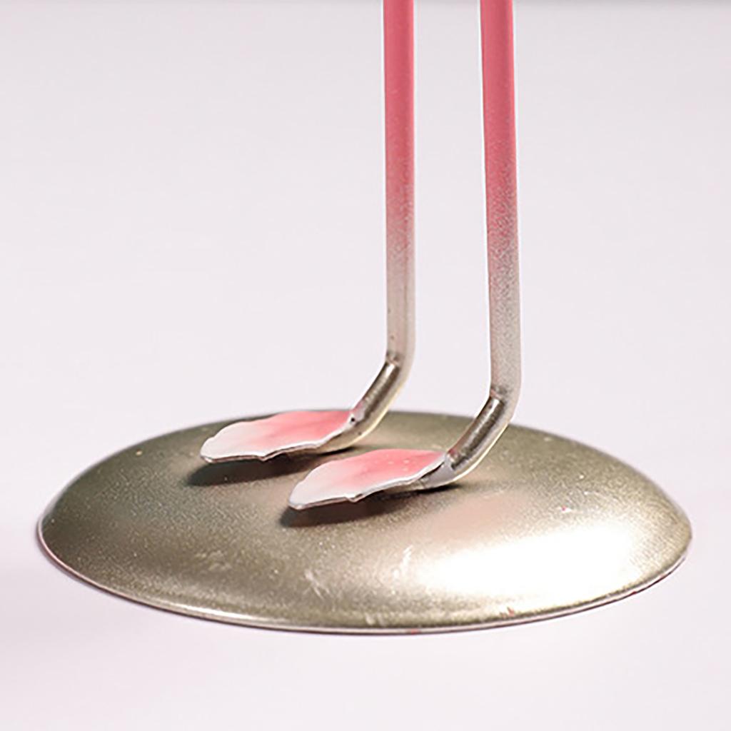 Красочная статуя фламинго из эластичной смолы, настольное украшение для современных жилых помещений