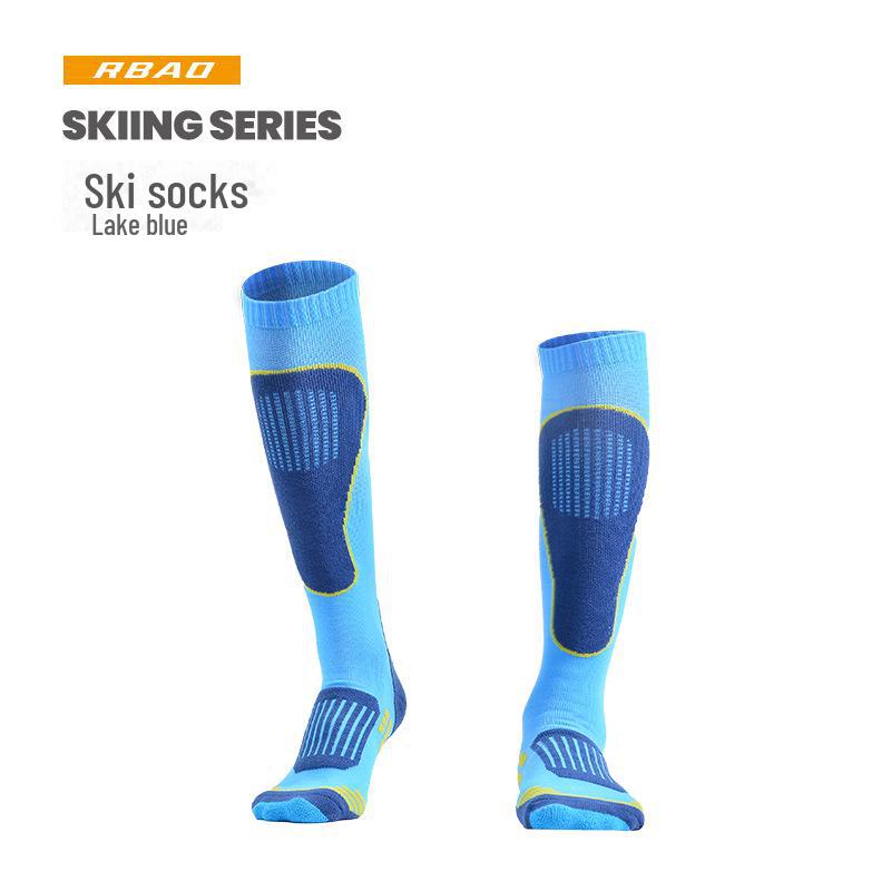 «Унисекс, длинные носки для катания на лыжах и походов — теплые, плотные, махровые, функциональные для занятий спортом на открытом воздухе осенью/зимой».