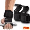 1/2 шт. Ремень для запястья с рукояткой для подтягиваний с обмотками для запястий Перчатки для пауэрлифтинга Крюки для поднятия тяжестей