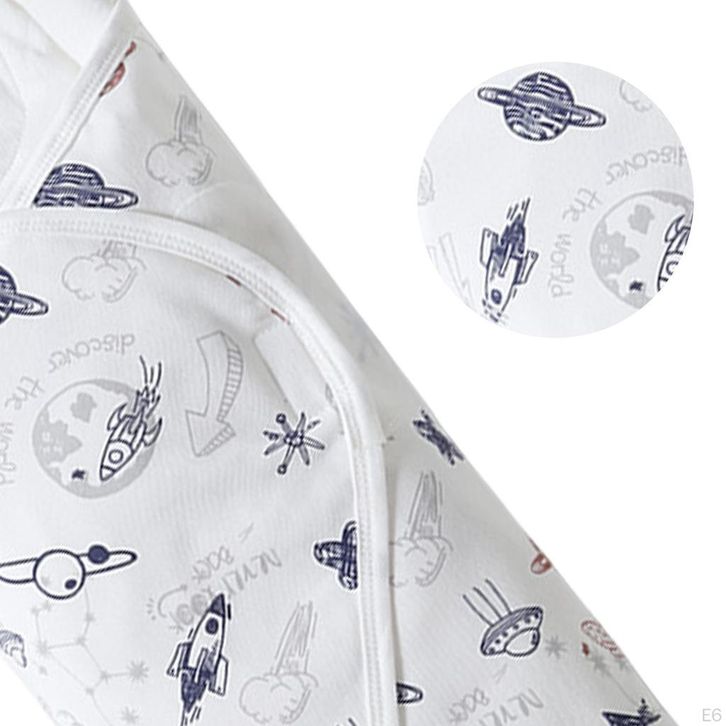 Baby Swaddle Wraps with Hat for Bath Pool Beach Shower Cartoon Sleep Blanket Pink