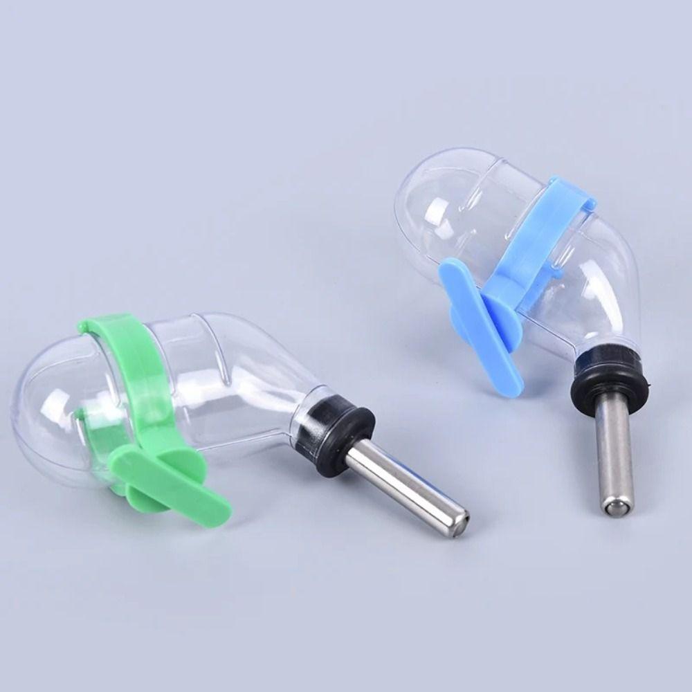 Stainless Steel Head Hamster Water Dispenser Plastic Pet Drinking Dogs Rabbit Hamster