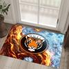 Hull City Football Design Crystal Velvet Carpet Cozy Non?Slip Printed Rug For Bedroom Living Room Entrance