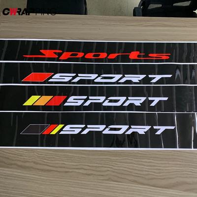 СПОРТ Автомобильные наклейки Виниловая пленка для оклейки Наклейки-солнцезащитные козырьки на лобовое стекло Сделай сам Передняя декоративная пленка для автомобильного декора Аксессуары