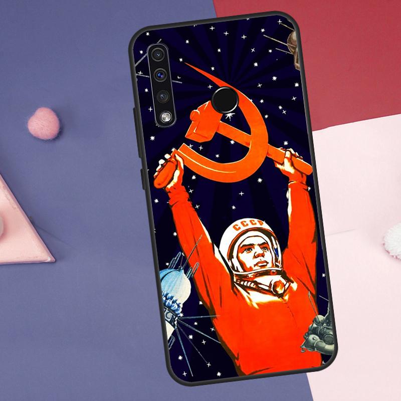 Soviet Union USSR Flag Case For Huawei Nova Y72 Y73 Y70 Y90 Y60 Y61 Y91 12s 12i 11i 8i 9 10 SE P30 P40 Lite P60 Pro