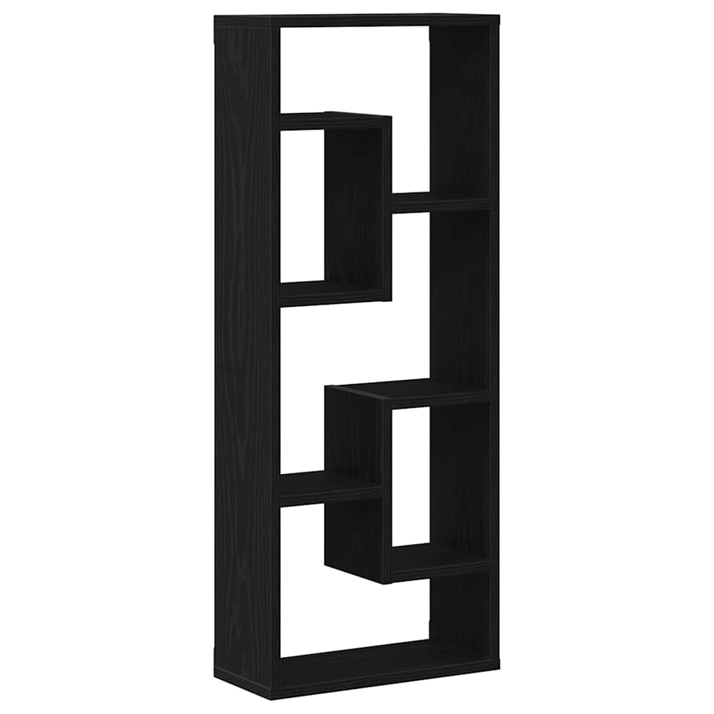 Wall Shelf Black Oak 36 x 16 x 90 cm Particleboard