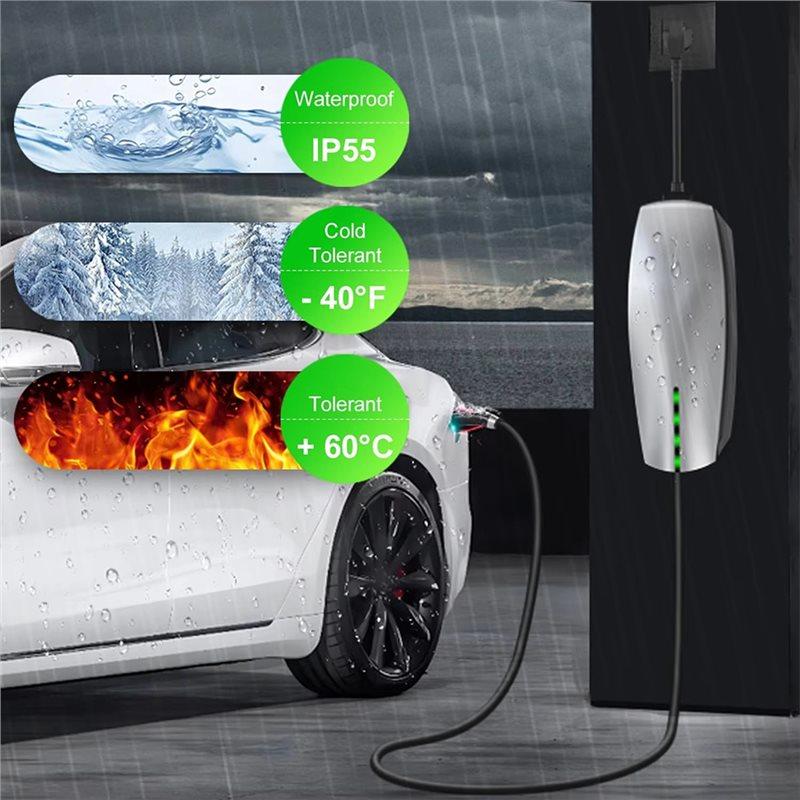 R2-Universal Mobile Connector 16A Adapter EU Schuko Type For Tesla Model S 3 X Y Gen 2 UMC EU Plug